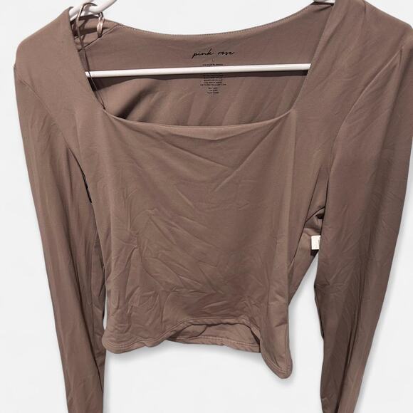 Light brown mocha long sleeve - Picture 2 of 5